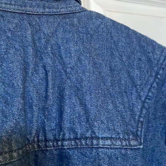 Sz 46 Jeep Fashion jean jacket with zippered removable sleeves - Picture 7 of 12